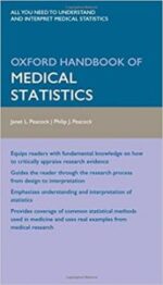 oxford handbook of medical statistics (oxford medical handbooks) 1st edition