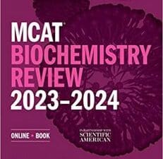 MCAT Biochemistry Review 2023-2024: Online + Book (Kaplan Test Prep)