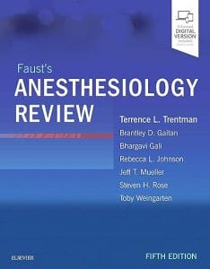 Faust’s Anesthesiology Review 5th Edition