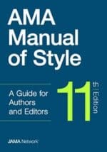 ama manual of style: a guide for authors and editors, 11th edition