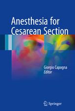 anesthesia for cesarean section