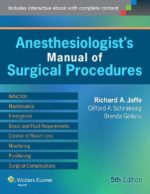 anesthesiologist’s manual of surgical procedures – 5th edition (2014 release)