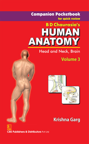 bd chaurasia’s human anatomy – head neck & brain (volume 3)