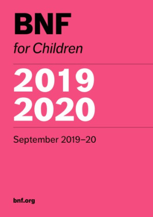 bnf for children (bnfc) 2019 2020 1st edition