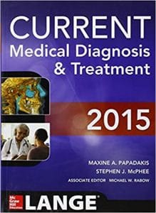 current medical diagnosis and treatment 2015 (lange) 54th edition