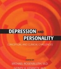 depression and personality: conceptual and clinical challenges