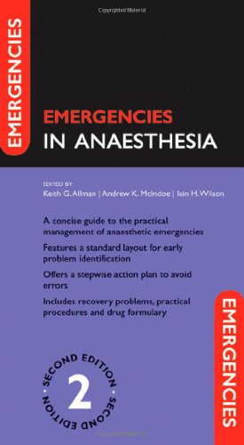 emergencies in anaesthesia – 2nd edition