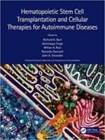 hematopoietic stem cell transplantation and cellular therapies for autoimmune diseases 1st edition