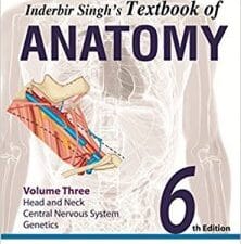 Inderbir Singh’S Textbook Of Anatomy,6th edition, Vol.3: Head And Neck, Neuroanatomy, Genetics