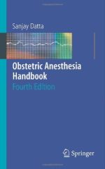 obstetric anesthesia handbook