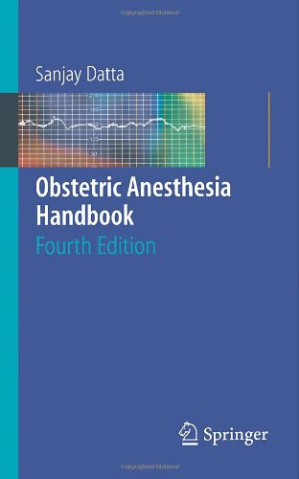 obstetric anesthesia handbook