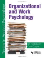 organizational and work psychology: topics in applied psychology 1st edition