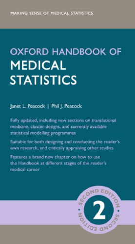 oxford handbook of medical statistics (oxford medical handbooks) 2nd edition