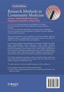 Research Methods in Community Medicine: Surveys, Epidemiological Research, Programme Evaluation, Clinical Trials, Sixth Edition