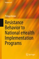 resistance behavior to national ehealth implementation programs
