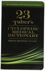 taber’s cyclopedic medical dictionary (taber’s cyclopedic medical dictionary (thumb index version)) – 23rd edition (2017 release)