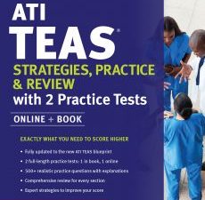 ati teas strategies, practice & review with 2 practice tests: online + book (kaplan test prep)