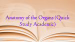 Anatomy of the Organs (Quick Study Academic)
