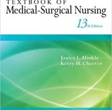 brunner & suddarth’s textbook of medical surgical nursing (brunner and suddarth’s textbook of medical surgical) 13th edition