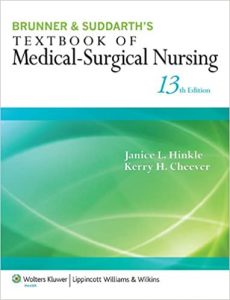 brunner & suddarth’s textbook of medical surgical nursing (brunner and suddarth’s textbook of medical surgical) 13th edition