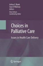 choices in palliative care: issues in health care delivery