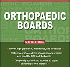 first aid for the orthopaedic boards, second edition 2nd edition