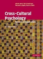 cross cultural psychology: research and applications 2nd edition