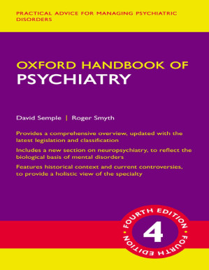 oxford handbook of psychiatry (oxford medical handbooks)