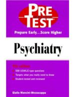 psychiatry: pretest self assessment and review 9th edition
