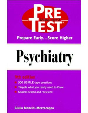 psychiatry: pretest self assessment and review 9th edition