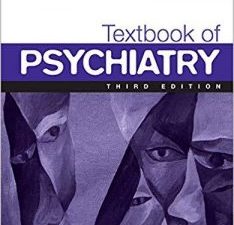 textbook of psychiatry