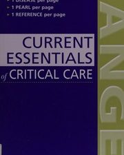 current essentials of critical care (lange current essentials)