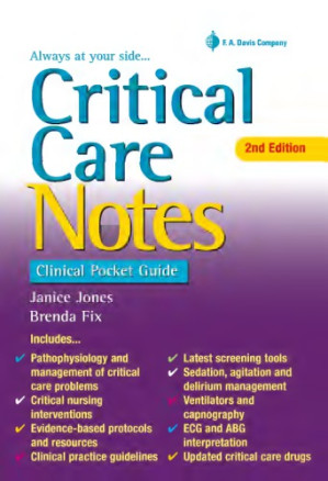 critical care notes: clinical pocket guide – 2nd edition (october 2014 release)