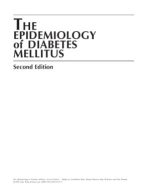 the epidemiology of diabetes mellitus