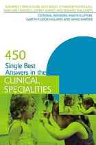 450 single best answers in the clinical specialities
