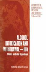 alcohol intoxication and withdrawal – iiib: studies in alcohol dependence (advances in experimental medicine and biology)