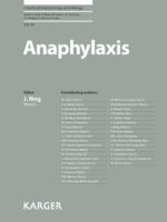 anaphylaxis (chemical immunology and allergy, vol. 95)