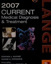 current medical diagnosis and treatment 2007