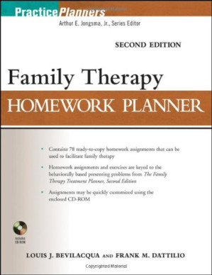 family therapy homework planner, 2nd edition