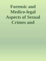forensic and medico legal aspects of sexual crimes and unusual sexual practices