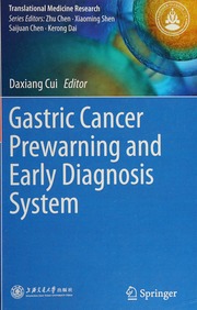gastric cancer prewarning and early diagnosis system