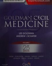 goldman cecil medicine, 2 volume set (cecil textbook of medicine) 25th edition
