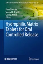 hydrophilic matrix tablets for oral controlled release