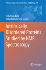 intrinsically disordered proteins studied by nmr spectroscopy