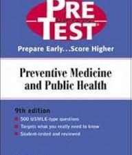 preventive medicine & public health: pretest self assessment and review (9th edition)