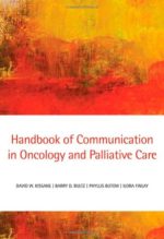 handbook of communication in oncology and palliative care