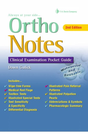 ortho notes clinical examination pocket guide 2nd edition