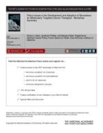 policy issues in the development and adoption of biomarkers for molecularly targeted cancer therapies
