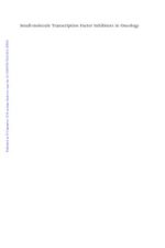 small molecule transcription factor inhibitors in oncology