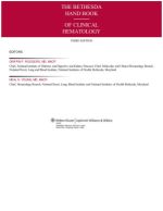 the bethesda handbook of clinical oncology 3rd edition